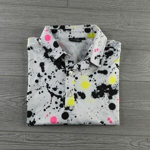 Sunday Swagger Paint Splatter All Over Print Men's Size Medium Performance